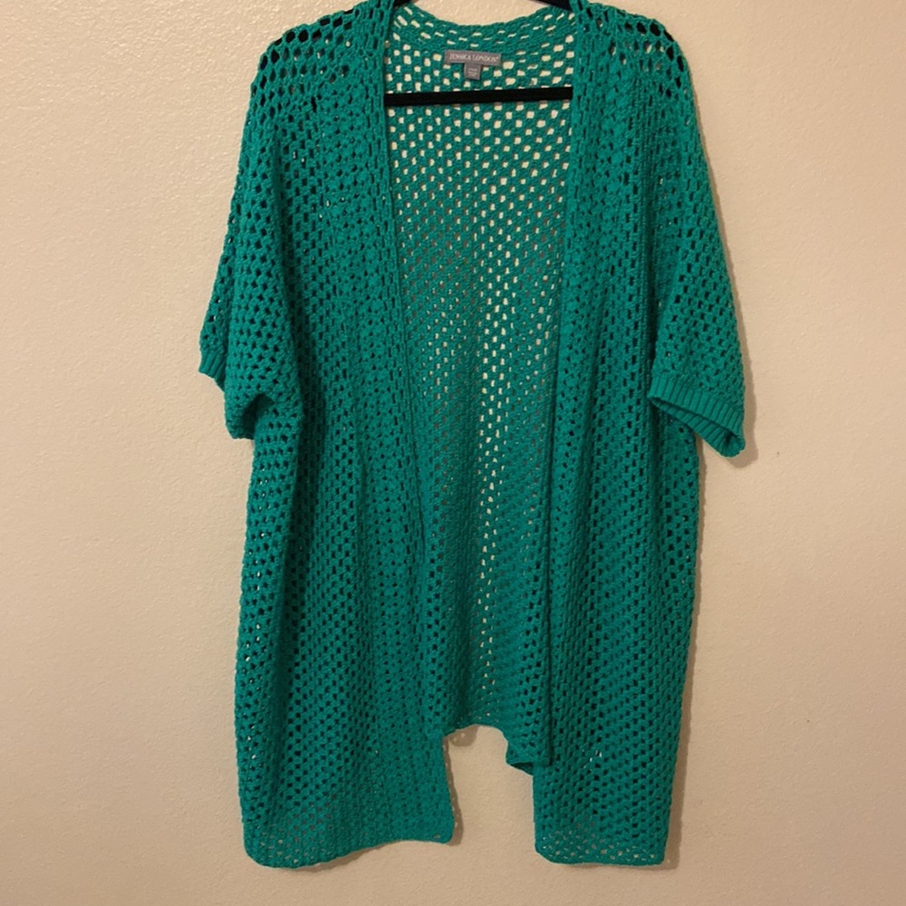 Soft Crochet Long Cardigan